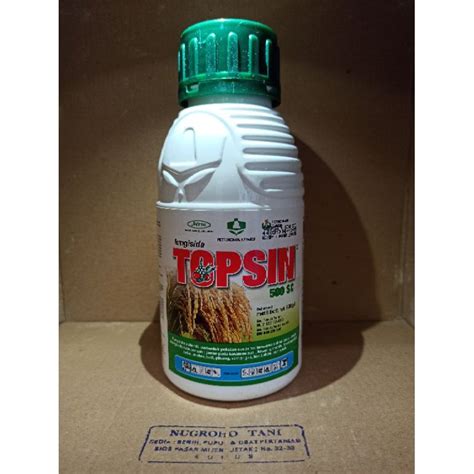 Jual FUNGISIDA TOPSIN 500 SC 500 ML PENGENDALI BLAS DAUN Shopee Indonesia