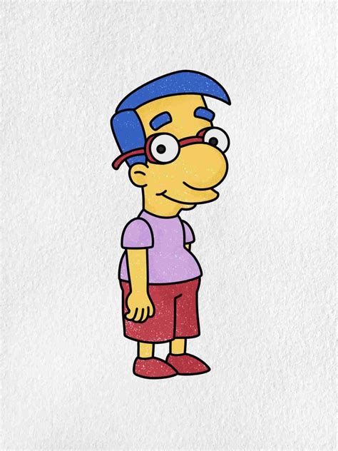 Milhouse Drawing Helloartsy