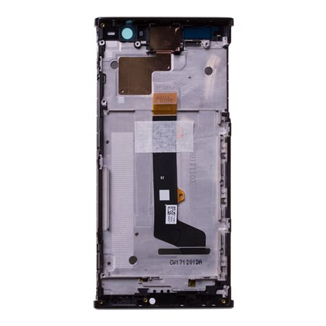 Bloc Ecran Noir avec vitre et LCD sur châssis pour Sony Xperia XA2