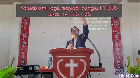 Konsekuensi Logis Menjadi Pengikut Yesus Youtube