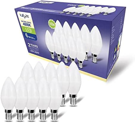 Ulight Led Candle Light Bulbs W Entspricht W Equivalent Neutral