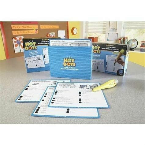 Educational Insights Hot Dots Learn To Solve Word Problem Set Grades 1 3 2765 For Sale Online EBay