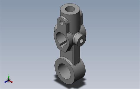 惰轮臂 Solidworks 2014 模型图纸免费下载 懒石网