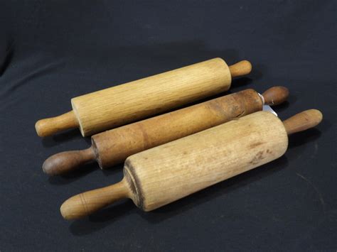 At Auction 3 Oversized Rolling Pins