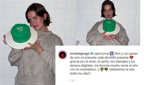 Pareja De Nicole Zignago Hija De Gian Marco Le Dedica Emotivo Mensaje