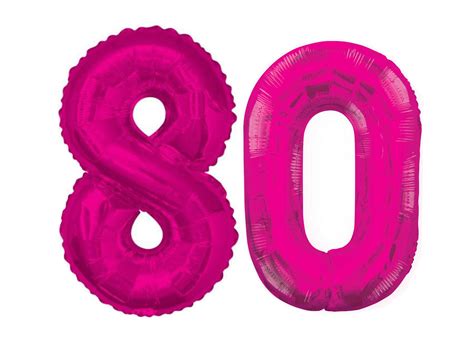 Giant 80th Birthday Party Number 80 Foil Balloon Helium Air Decoration Age 80 Ebay