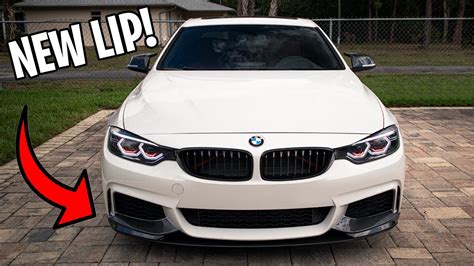 Bmw 435i Gets A New Front Lip Aggressive Look Youtube