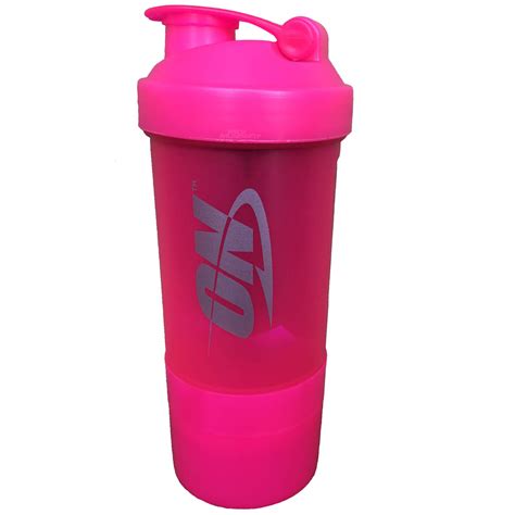 Coqueteleira Rosa Doses Ml Optimum Nutrition Meu Mundo Fit