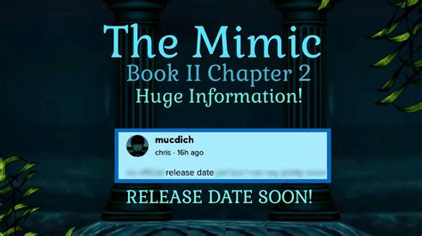 The Mimic Book II Chapter 2 New Release Date Info YouTube