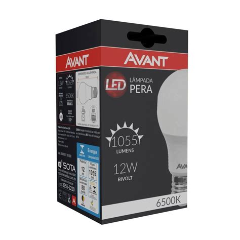 Lampada Pera Led Bulbo W Lumens E Bivolt Emissao Luz