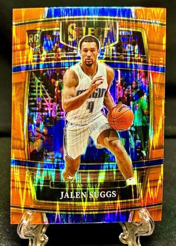 Panini Select Jalen Suggs Orange Flash Prizm Concourse Rookie