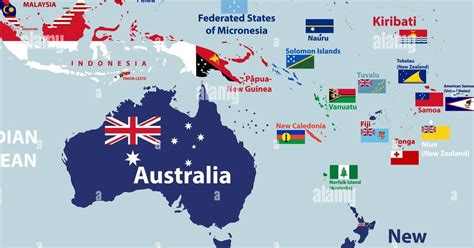 Physical Geography Oceania Map Quiz By Adamry