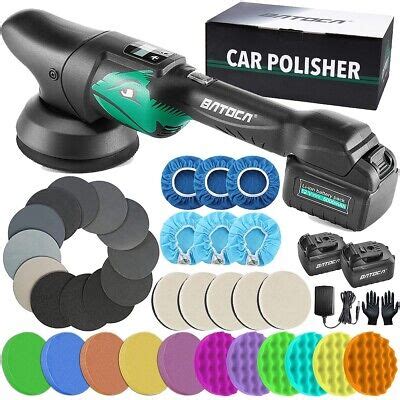 Batoca Cordless Dual Action Car Polisher Buffer Sander Polishing