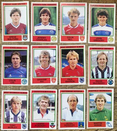 X Original Unused Panini Football Stickers Various Match