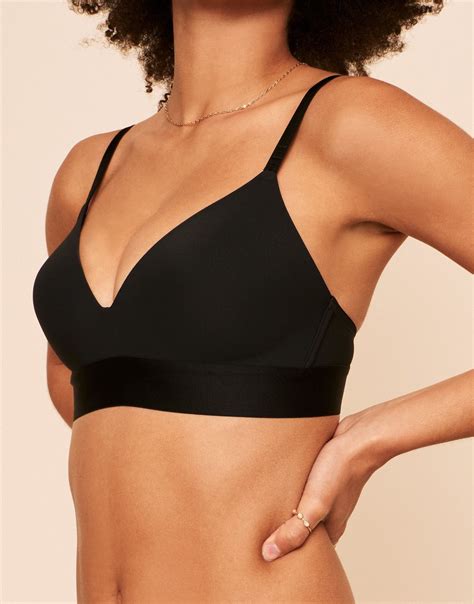 Makenna Lightly Lined Wireless Bra Black Lightly Lined A Aa Adore Me