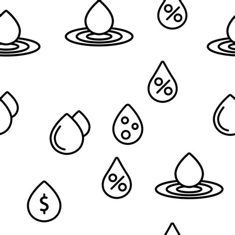 Water Drop Vector Seamless Pattern 10016364 Vector Art At Vecteezy