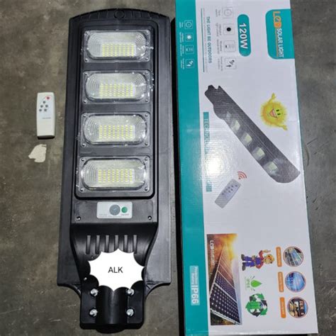 Jual Lampu Jalan Led Solar Cell All In One 120 Watt Pju Tenaga Surya