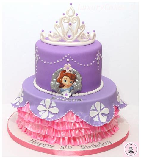 Sofia the first cake - Decorated Cake by Sobi Thiru - CakesDecor