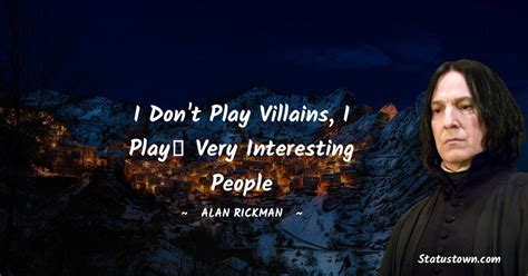 30+ Best Alan Rickman Quotes