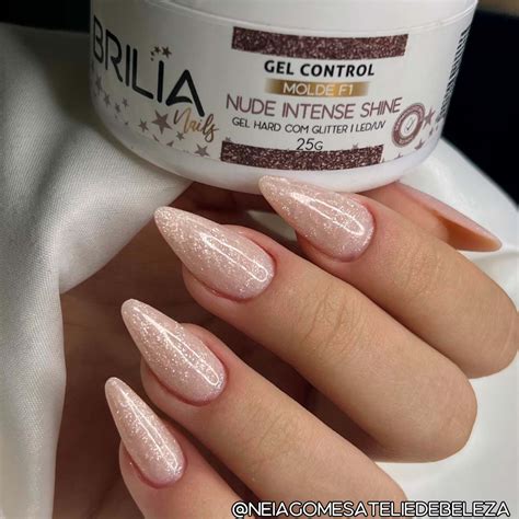 Gel Control Nude Intense Shine Molde F G Brilia Nails