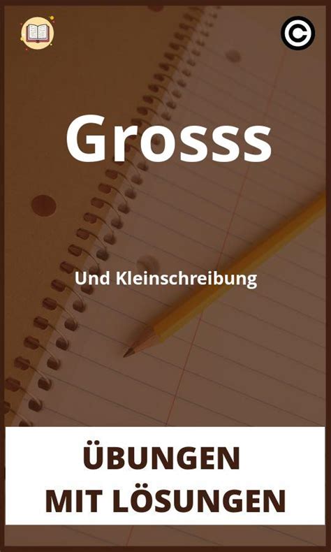 Gro Und Kleinschreibung Bungen Mit L Sungen Pdf