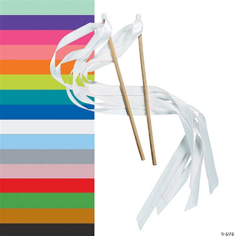 Ribbon Wands Wedding Ribbon Wands Streamer Wands Wedding Wands