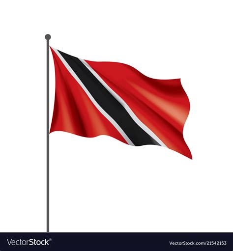 Trinidad and tobago flag Royalty Free Vector Image