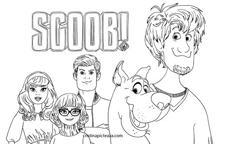 Scoob Coloring Pages Scooby Doo Coloring Sheets