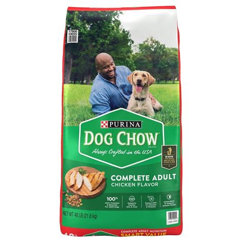 Purina Dog Chow Complete Adult Dry Dog Food Chicken Flavor 48 Pounds