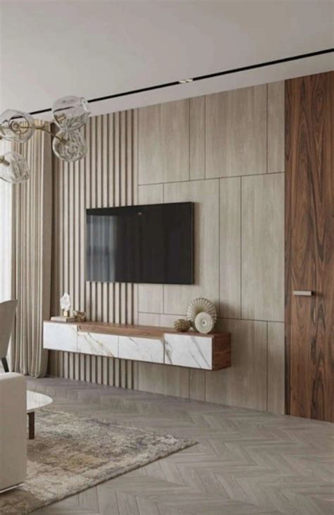 Pin by Amal Alhadeed on واجهة تلفزيون Tv room design Living room tv