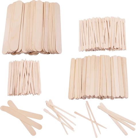 Spatule Bois pour Cire 300 Pièces Bâtons de Cire Spatule à Cire