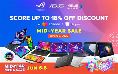 Rog Joins Lazada Shopee Mid Year Sale