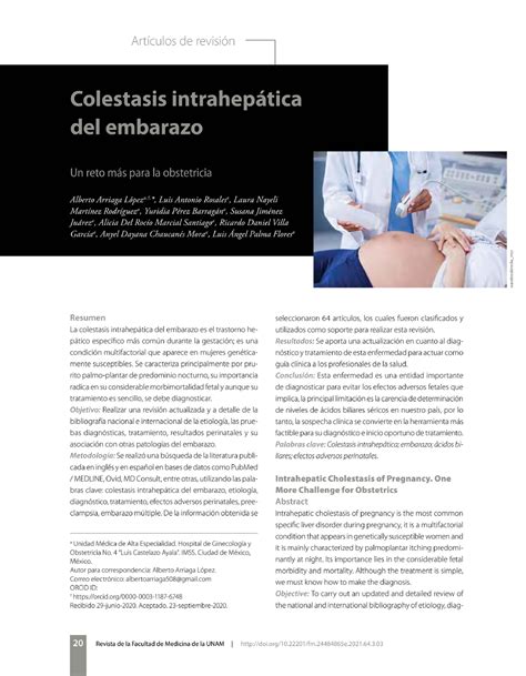 Colestasis Materna Texto Apoyo De La Materia Enfermería Materno