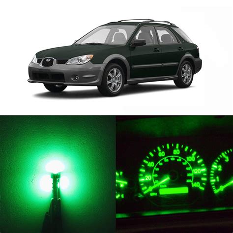 Buy Wljh Green Led Full Conversion Kit For Impreza Instrument