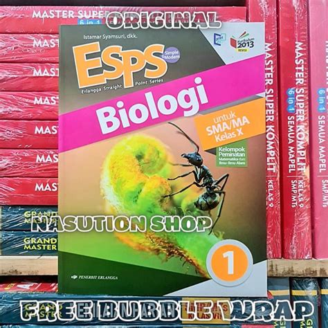 Jual Buku Esps Biologi Kelas X Sma K Revisi Erlangga Kelompok