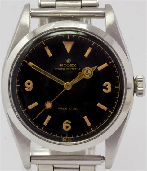 Rolex Explorer first series, Ref. 6150, gilt dial, 1953 - Rolex Passion ...