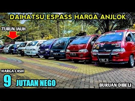 HARGA DAIHATSU ESPASS BEKAS HANYA 9 JUTA MASIH BISA NEGO MURAH COCOK