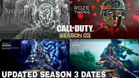 NEW UPCOMING BUNDLES Dates MW2 WARZONE 2 SEASON 3 INKBLOT ROZE AND