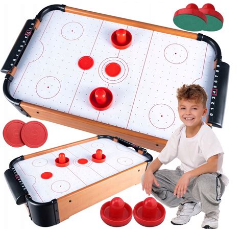 Cymbergaj Powietrzny Hokej St Drewniany Zestaw Do Gry Air Hockey