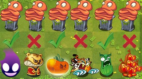 Pvz 2 Challenge All Plants Use 1 Plant Food Vs 99 Octopus