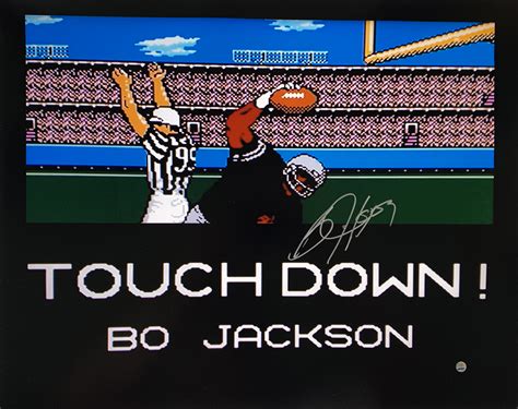 Bo Jackson Signed "Tecmo Bowl" 16x20 Photo (Steiner COA) | Pristine Auction