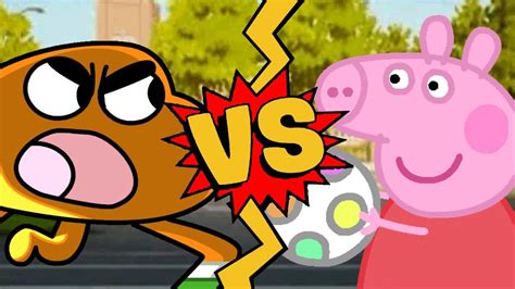 M U G E N Battles Darwin Watterson Vs Peppa Pig The Amazing World