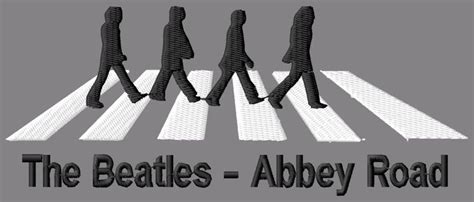 Beatles Abbey Road Embroidery Design | Beatles abbey road, Embroidery ...