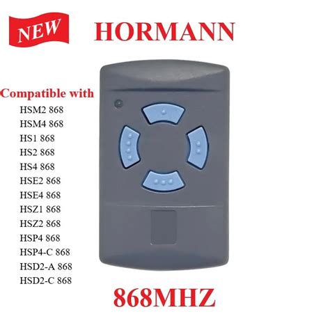 For Hormann Marantec Mhz Garage Door Remote Control Hse Hsm Hsm