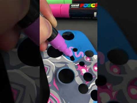 Custom Xbox Controller Using Posca Markers Shorts Youtube