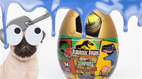 Jurassic Park 30th Anniversary Big Surprise Captivz Build N Battle Egg Youtube