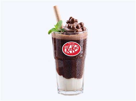 Crunchy Choco Mint Frappe Made With Kitkat Nestlé Professional