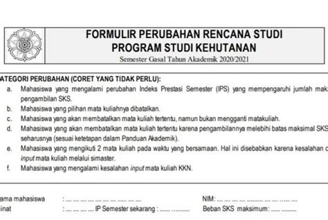 File Umum Program Studi S Kehutanan