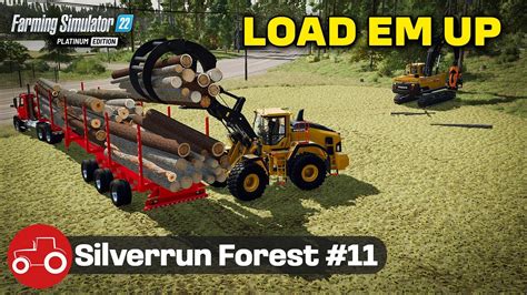 Loading Logs With The Volvo L180H Silverrun Forest Farming Simulator 22