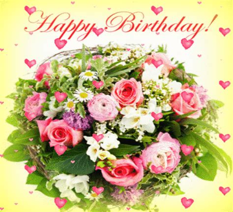 Happy Birthday Flowers GIFs - Find & Share on GIPHY